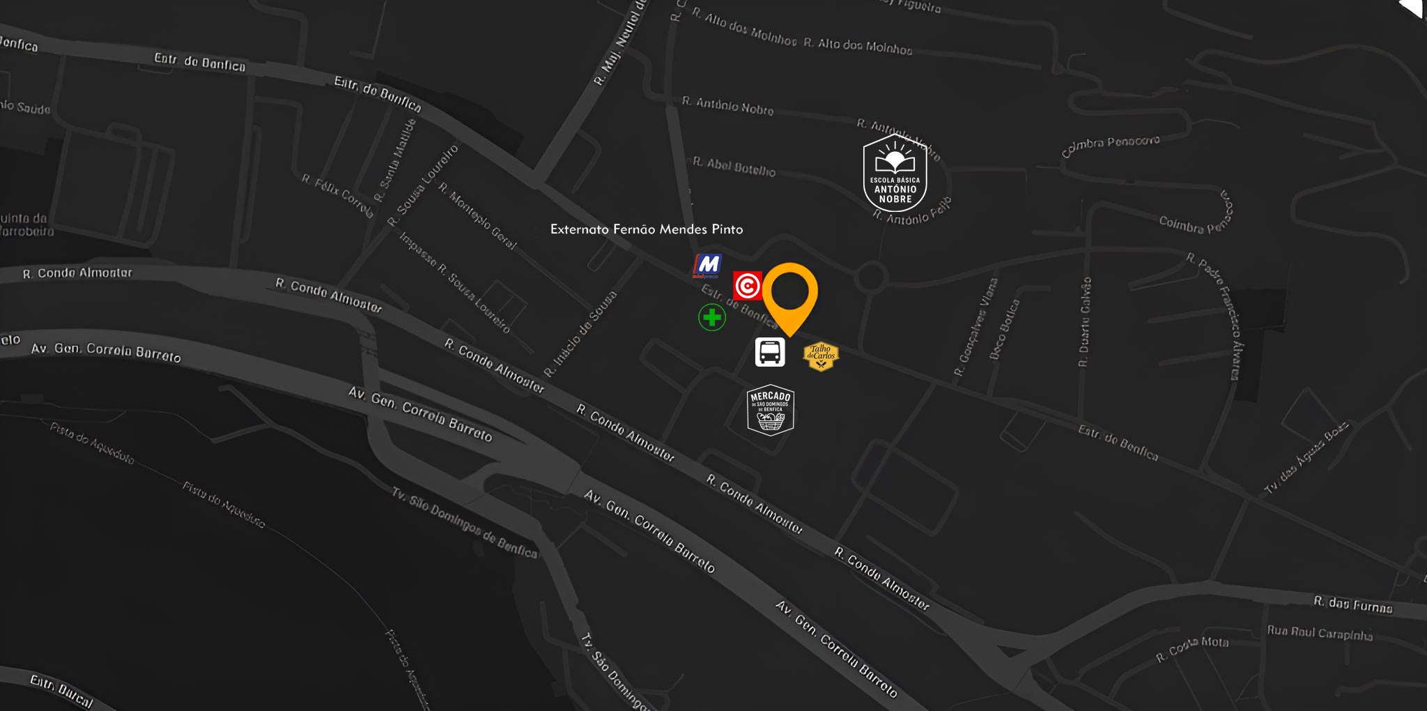 Mapa Benfica